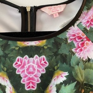 Ted baker tropical print dress
